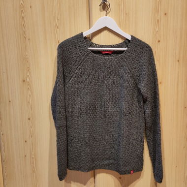 Maglione in maglia grigio