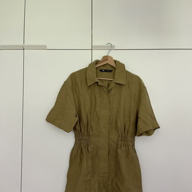 ZARA JUMPSUIT OLIVE GREEN
