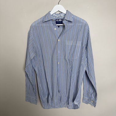 Chemise à boutons rayée Kiwi