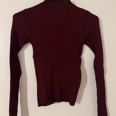 Bershka Ribbed Knit Sweater