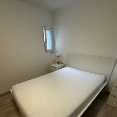 Letto 140x200, comodino e rete letto Ikea
