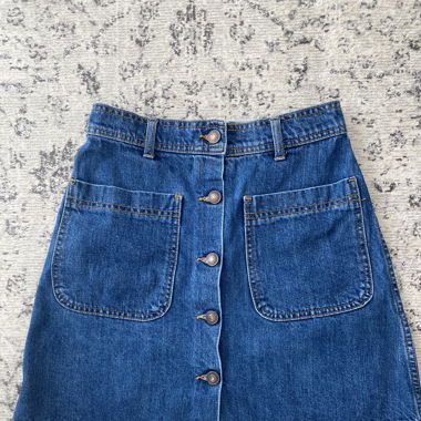 Jupe jeans hight waist ZARA, XS