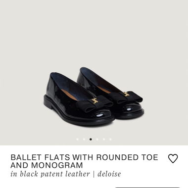 Ballerine Jonak Paris in vernice nere