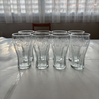 8 Bicchieri da Bere Coca-Cola