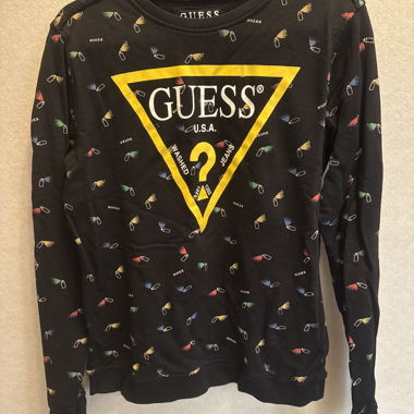 Guess Sweatshirt mit Logo-Print