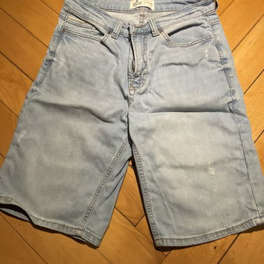 Light Blue Denim Shorts