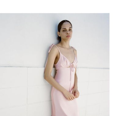 pink zara dress