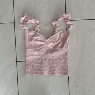 Top rosa mit Details 