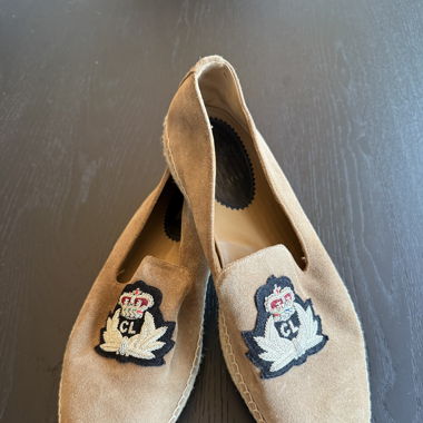 espadrilles en daim Christian Louboutin