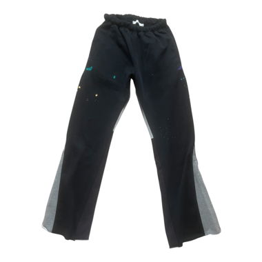 mnml pantaloni della tuta svasati neri e grigi