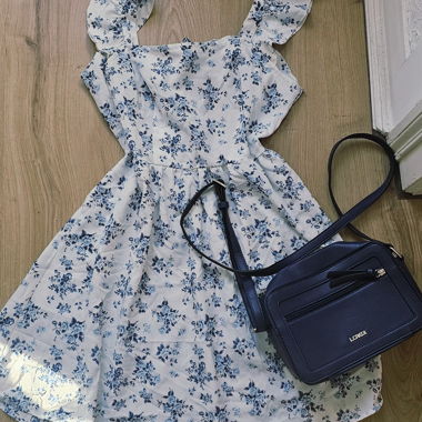 Floral Sleeveless Dress m