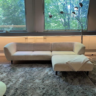 Super Soft Beige Corner Sofa