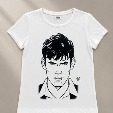 Grafik-Weisses T-Shirt Dylan Dog
