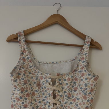 Bustier fleurie 