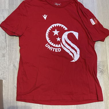 T-shirt rosso Macron M