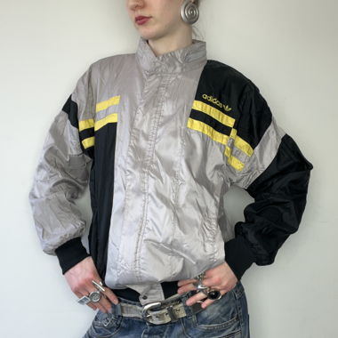 Giacca Windbreaker vintage Adidas baggy