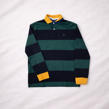 Tommy Hilfiger Vintage Rugby Striped Polo - S