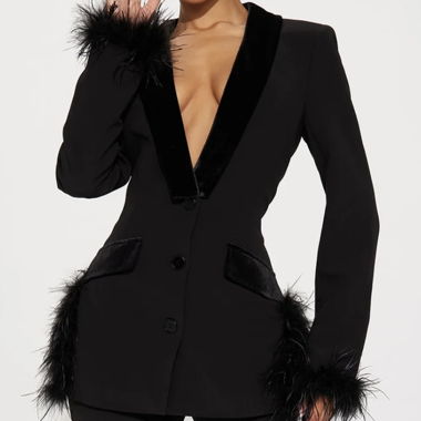 Classy Night Blazer Set 