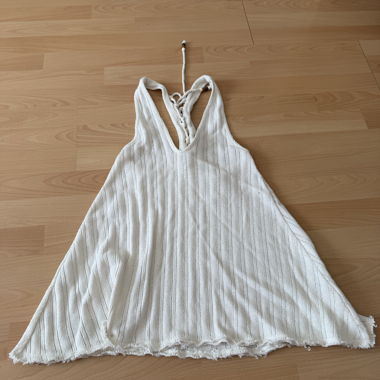 PULL&BEAR Strandkleid creme