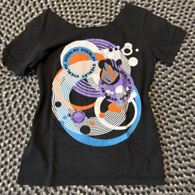 T-shirt vintage Y2K noir avec graphique
