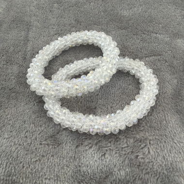 Perlenarmband Set transparent