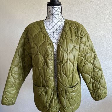 Steppjacke olivgruen