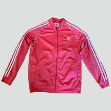 Vintage Adidas pink track jacket