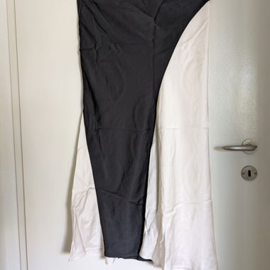 Jupe midi noir et blanc