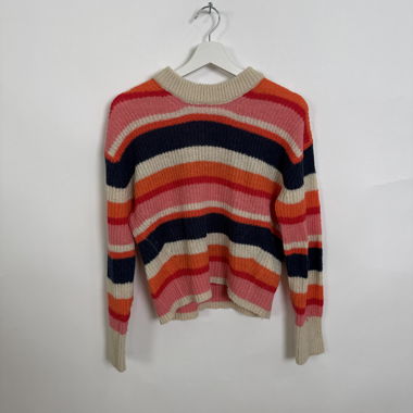 Striped Knit Sweater