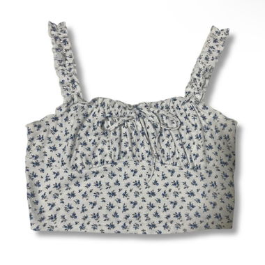 süsses Top mit Blumenmuster