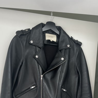 Leder Jacke