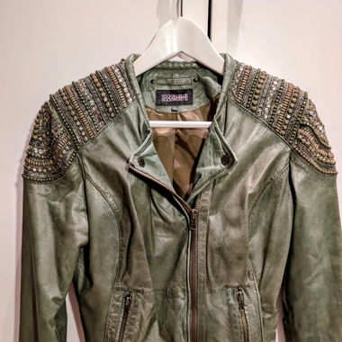 Lederjacke 