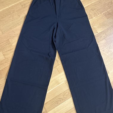 Black Wide-Leg Trousers