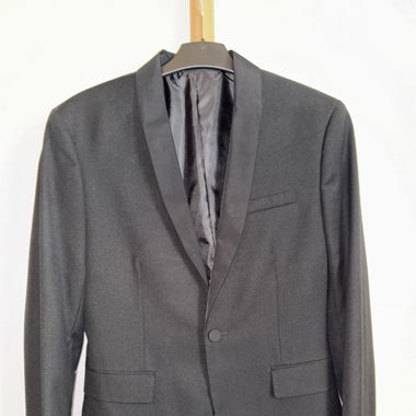 Herren Jackett Blazer Schwarz