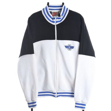 80s Nike Sport Academy Cotton Track Jacket (M)