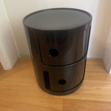 Kartell Componibili black side table
