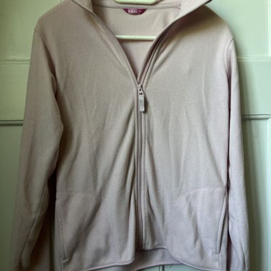 Pinker Fleece-Hoodie
