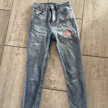 Embellished Jeans, EU Size 34
