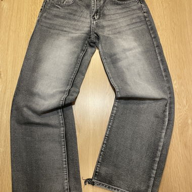 Grey vintage flared jeans