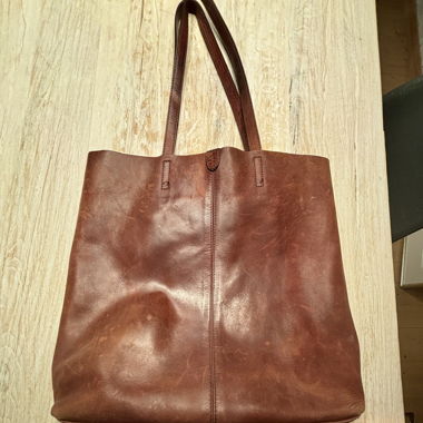 Tote Bag aus weichem Leder von Park
