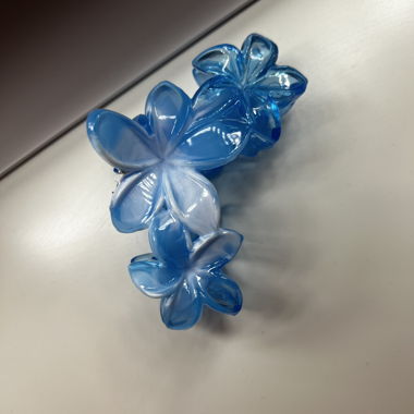 Elongated hair clip
