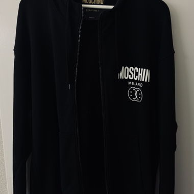 Felpa con Zip Moschino XL
