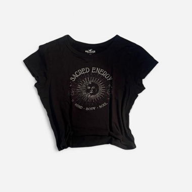 dark grey Hollister Top