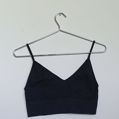 Schwazes Bralette Top