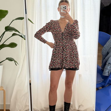 Robe à imprimé floral