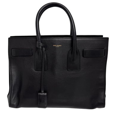 Saint Laurent Sac de Jour Black Leather YSL 