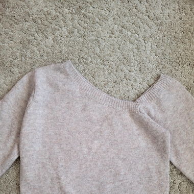 off-the-shoulder sweater