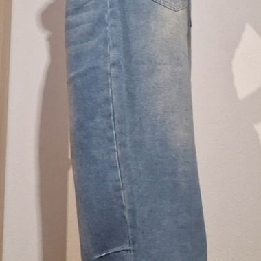 Light blue baggy jeans