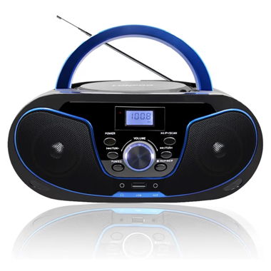 LONPOO tragbarer CD-MP3-Radio-Player LP-D02