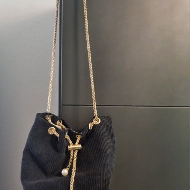 Small Drawstring Crossbody Bag